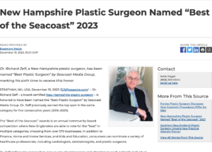 New Hampshire plastic surgeon wins “Best of the Seacoast”